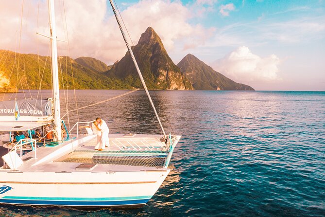 1/2 Day Private Catamaran out of Soufriere - Onboard Drinks, Music, and That Relaxed Private-Group Feeling