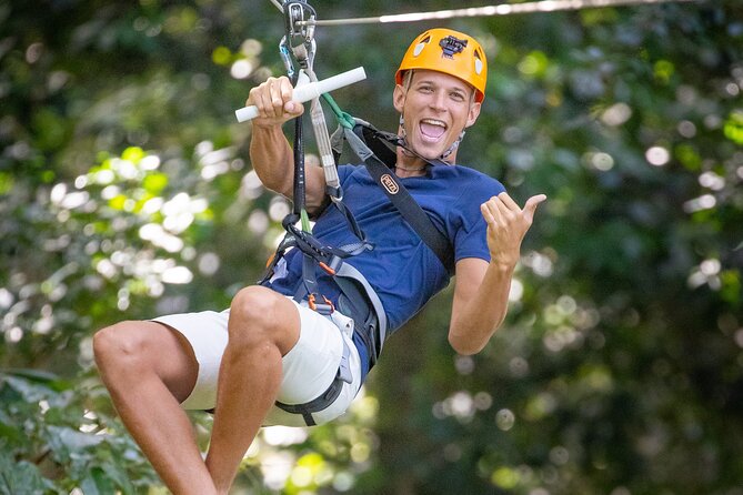 Adrena-Line Zipline, St. Lucia - The Course Run: 8 Ziplines, 16 Platforms, and the Tarzan Swing Moment