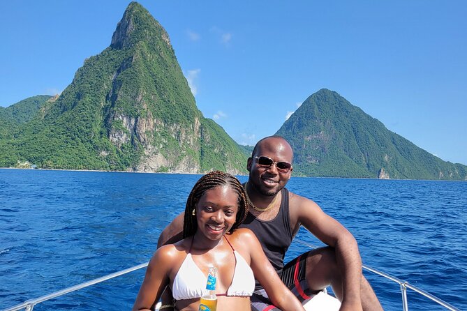 All-Inclusive Land And Sea Excursion - Marigot Bay and the Pitons from the water