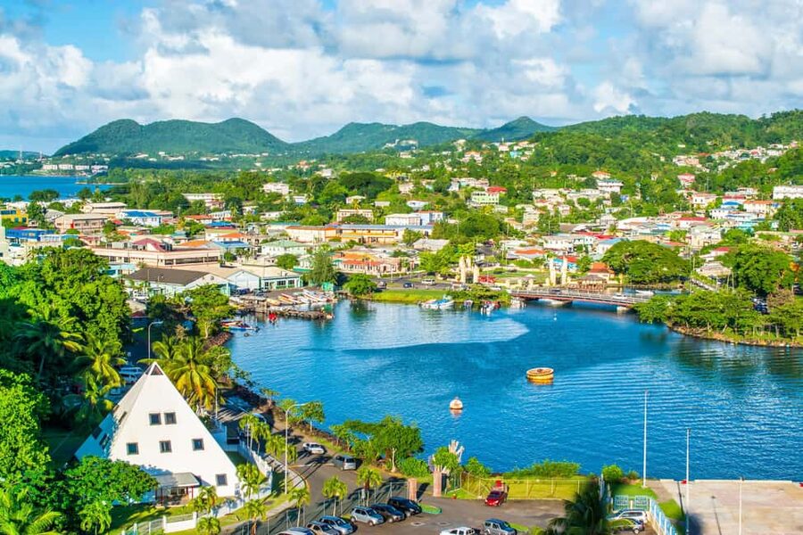 Castries: Guided City Architecture and Castries Market Tour - Landmarks beyond the market: La Place Carnage and Serenity Park