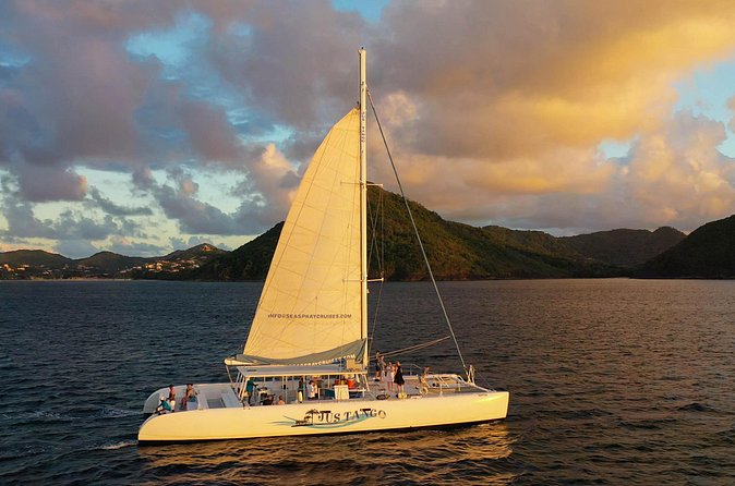 Champagne Sunset Sail in St. Lucia - What the onboard music adds, and why the steel drum is a big deal
