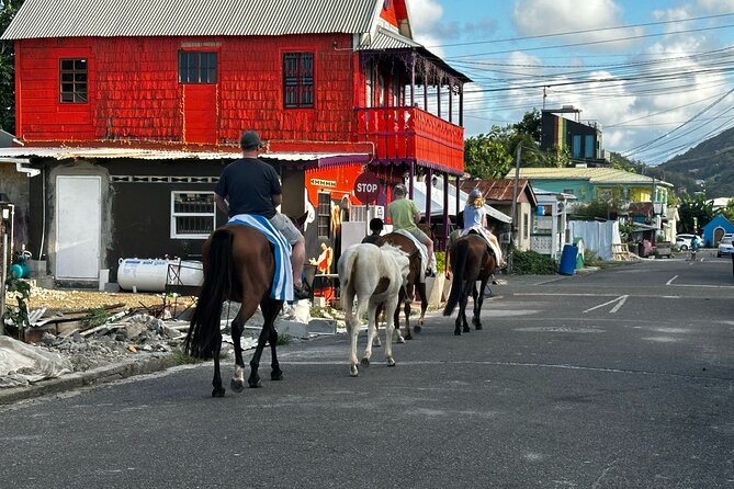 Gros Islet Village Horseback Riding run with Dore's riding Stable - Duration, Group Size, and How This Fits Your St Lucia Schedule