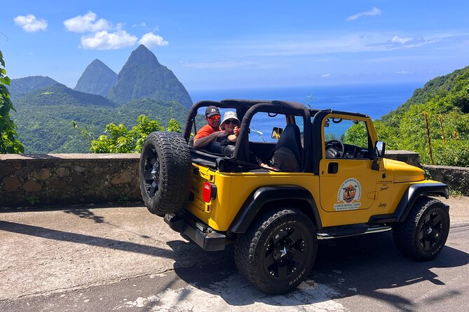 Half Day Private Tour in St. Lucia Jeep Wrangler - Marigot Bay to Soufriere, what the route feels like in real time