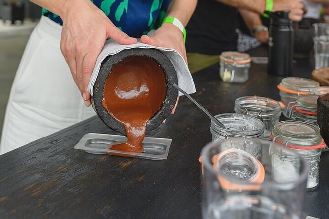 Hotel Chocolat Bean to Bar Experience in St. Lucia - St Lucia views in the background, not the main event