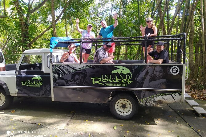 Jeep & Zipline Adventure in St. Lucia - Waterfall Stop: Swim Option and a Short Walk to Reset
