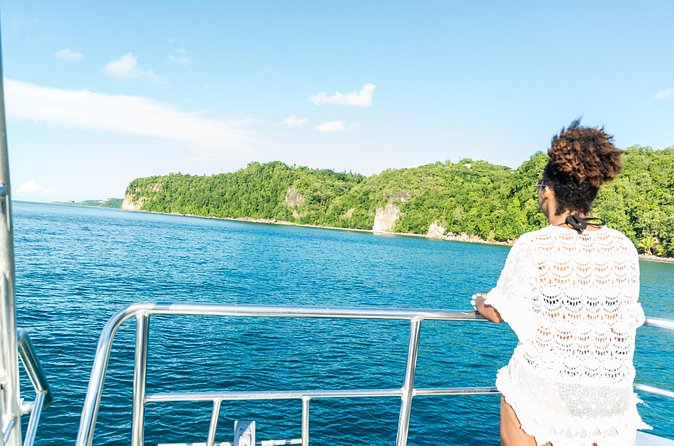 Private 3-Hour Catamaran Sunset Cruise from Soufriere for Up to 15 Guests - Pitons, coastline views, and the green flash moment