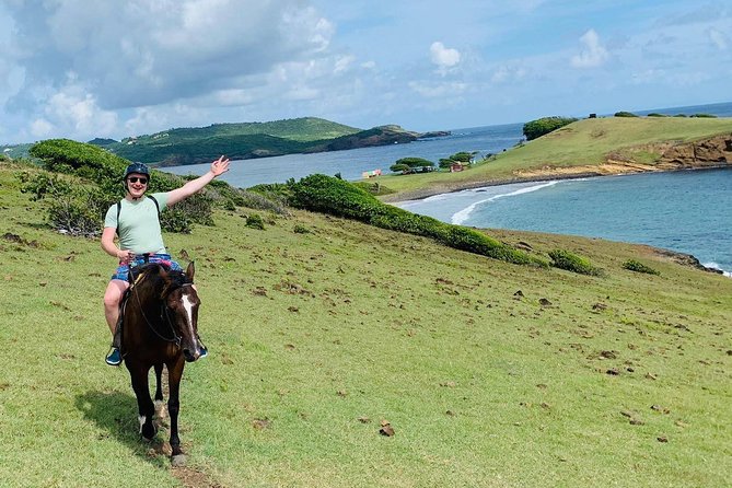 Private Advanced Horseback Beach Ride with Sandy Hoofs St. Lucia - When conditions allow, swimming with your horse is the big bonus