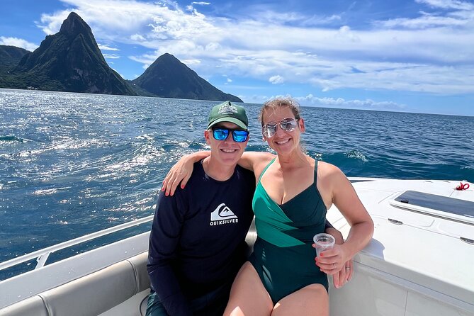 Private Boat Charter St. Lucia, boat tour to Soufriere. Half day. - Key points at a glance