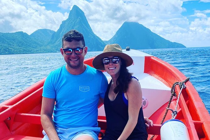 Private Boat Charter St. Lucia, boat tour to Soufriere. Half day. - Private half-day charter on St. Lucia’s west coast: what it really feels like