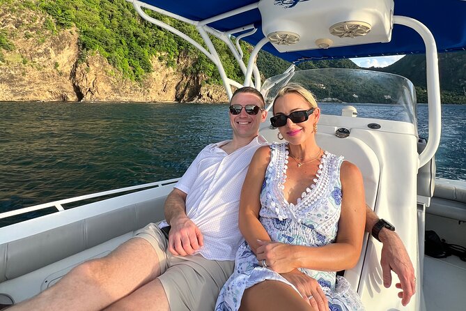Private Boat Charter St. Lucia, boat tour to Soufriere. Half day. - Piton photo time and the small moments that make it feel personal