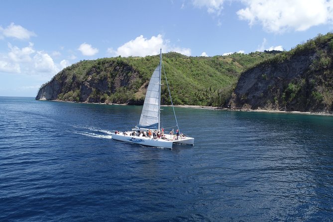 Private Catamaran Sunset Cruise from St Lucia for Up to 15 Guests - Cruising Past Pigeon Island and the Green-Flash Moment