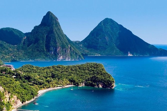 Private Custom Coastal Cruise St. Lucia Full Day - Entering St Lucia by boat, not by tour bus