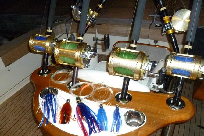 Private Fishing in St Lucia Charters - Boat and gear: Shimano and Penn, plus trolling-ready setup