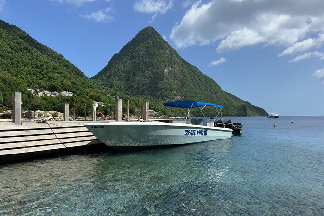 Private Half Day Charter: St Lucia Boat Tour to Soufriere - Jalousie Beach: snorkeling and beach time with included gear