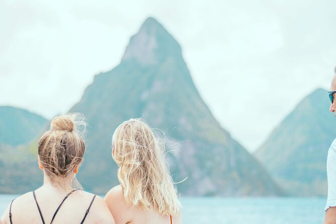 Private Half-Day Luxury Catamaran Experience - Pitons from the water, when the twin peaks look unreal