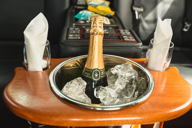Private Luxury Transfer - Round Trip (Hewanorra International Airport UVF) - Your luxury sedan kit: champagne, Piton beer, snacks, and the little comforts