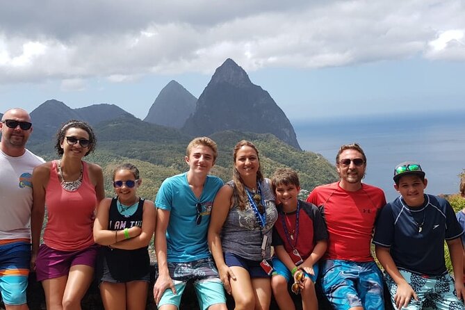 Private St Lucia Cruise Ship Excursion - Soufriere’s Twin Pitons viewpoint without the full hike
