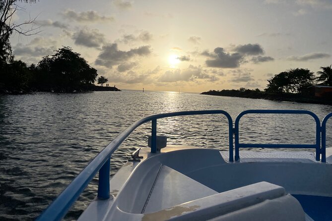 Private Sunset and Snorkel Cruise - Pigeon Island and the causeway link in 1971