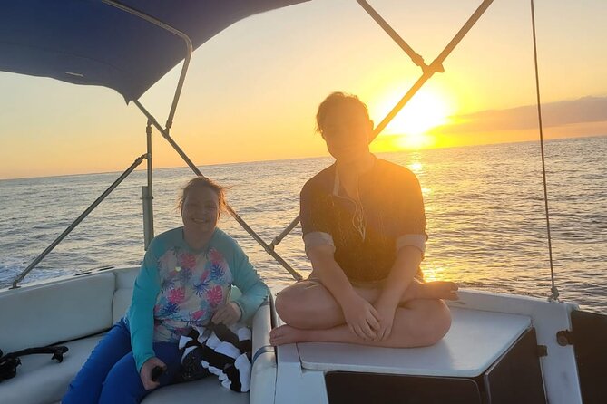 Private Sunset and Snorkel Cruise - The captain and crew make the mood