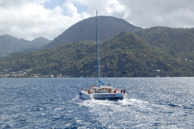 Rodney Bay to Soufriere Catamaran Transfer - From Rodney Bay Marina to the Soufriere Docks, the route and views step-by-step