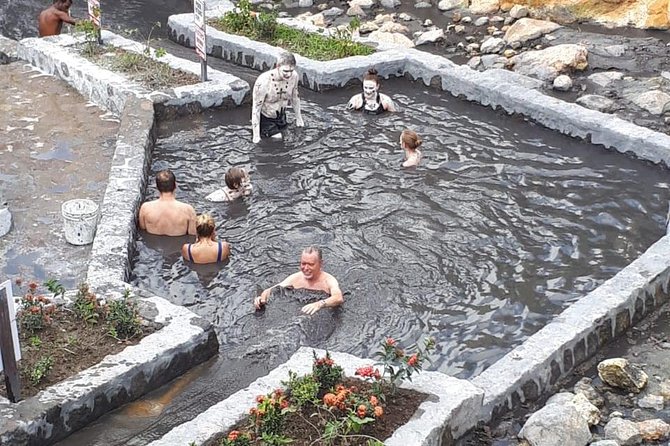 Saint Lucia Sulphur Springs Rejuvenating Mud Bath Tour - Toraille Waterfall: quick dip, fast rinse, and rocky edges
