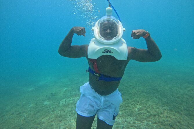 SeaTrek St. Lucia - Underwater time: the 25-minute “walk with fish” moment