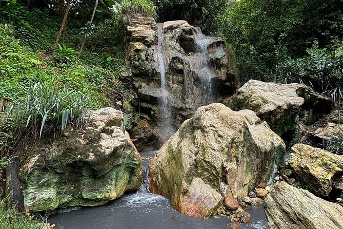 Soufriere Catamaran Excursion & Sapphire Falls Hike - Soufriere on the Way Up: Morne Coubaril Lunch With a Local Setting