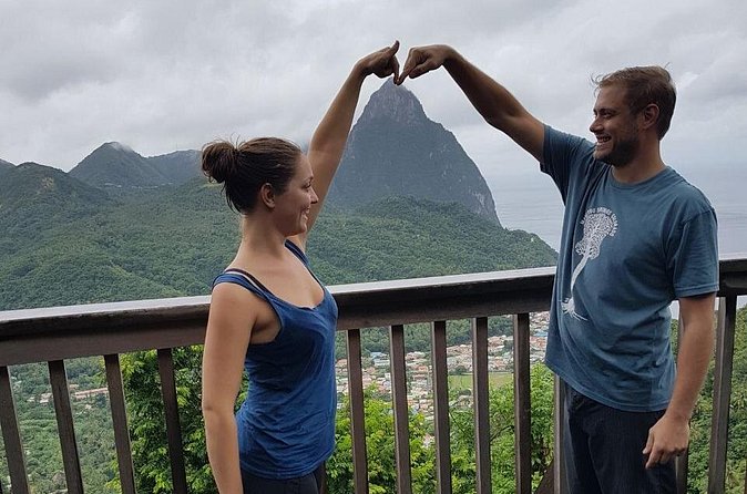 Soufriere Experience Tour - Diamond Falls Botanical Gardens: birds, insects, and a nature reset