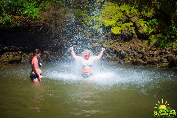 Soufriere Tour - Gems of the West - Stop 2: La Soufriere drive-in volcano and sulphur mud baths
