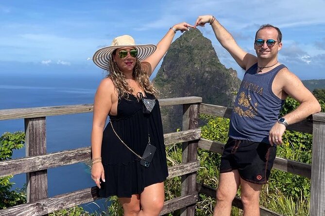 Soufriere vibes Tour ( pick up Rodney bay,St.Lucia) - Stop 3, Tet Paul Nature Trail and the Pitons View Window