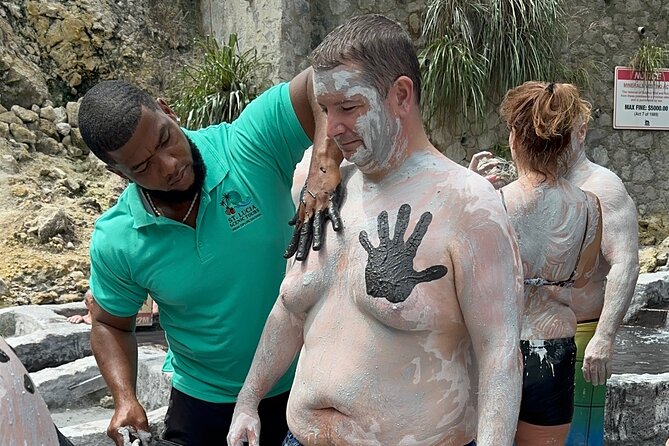 Soufriere vibes Tour ( pick up Rodney bay,St.Lucia) - Stop 4, Sulphur Springs Mud Bath, Mess Included