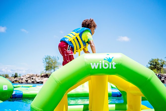 Splash Island Water Park in St Lucia - What to expect from the “wibit” inflatable brand