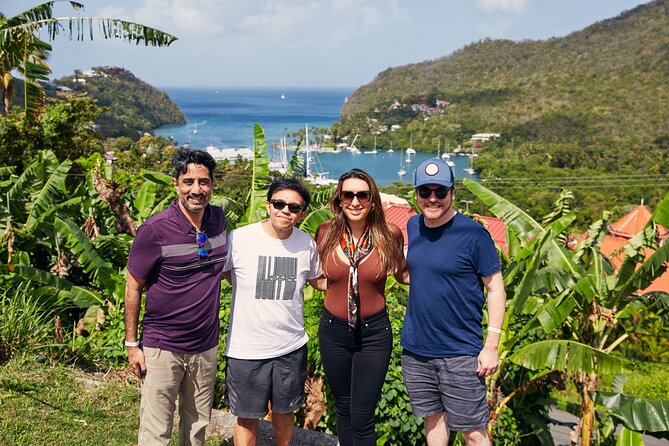 St. Lucia adventure: mud baths, waterfalls, gardens - Castries, Morne Fortune, and Marigot Bay banana country