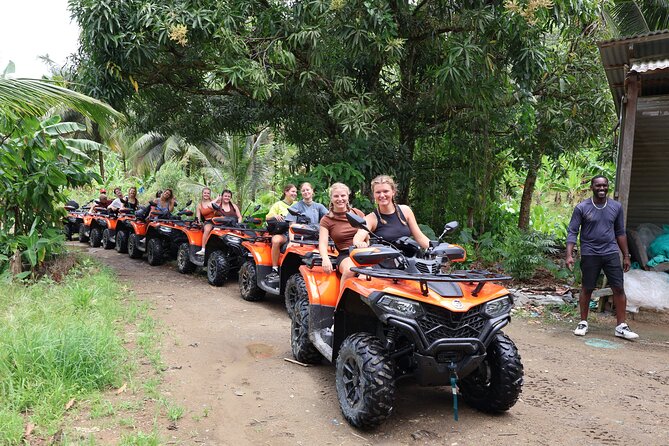 St Lucia ATV Tour : Waterfall, Plantation, Beach and Distillery - Key highlights