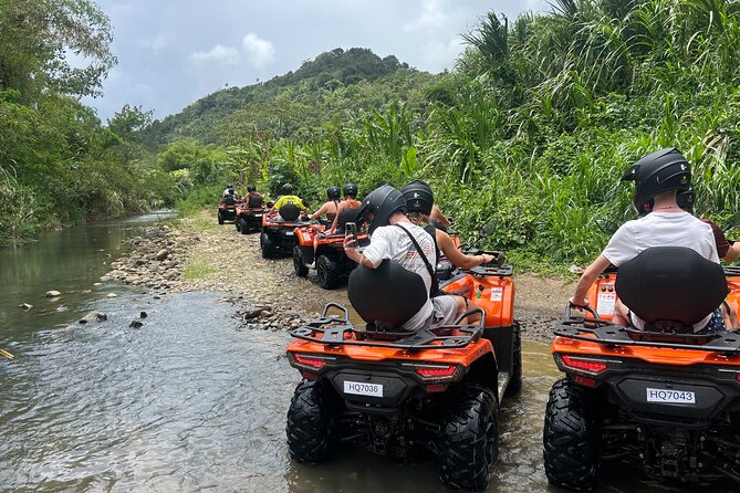 St Lucia ATV Tour : Waterfall, Plantation, Beach and Distillery - ATV thrill plus true St Lucian stops