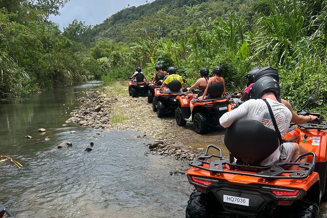 St Lucia ATV Tour : Waterfall, Plantation, Beach and Distillery - What the ATV ride is really like