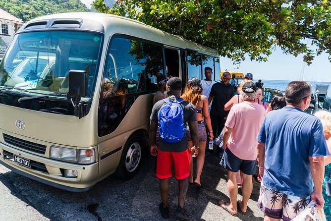 St Lucia Full-Day Catamaran Sightseeing Cruise With Snorkeling - Sulphur Springs hot baths: mud and heat, with peak-day crowd reality