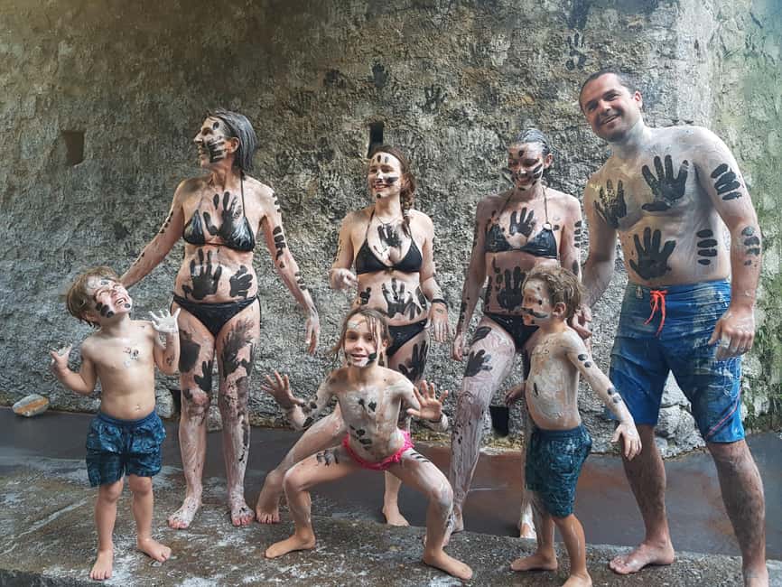 St Lucia: Mud Baths, Waterfall & Tet Paul Trail Tour - Sulphur-to-smooth, then Malgretoute mineral baths