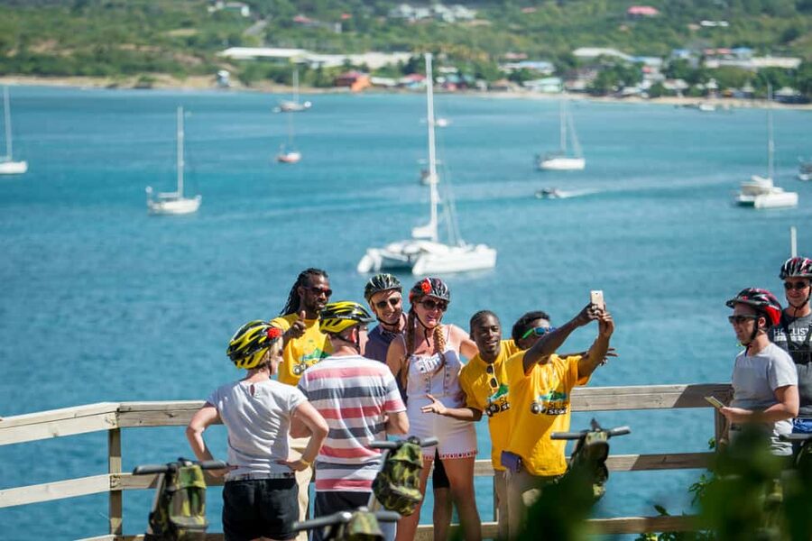 St. Lucia: Rodney Bay Village Segway - Getting Comfortable First: The 20-Minute Segway Orientation Track