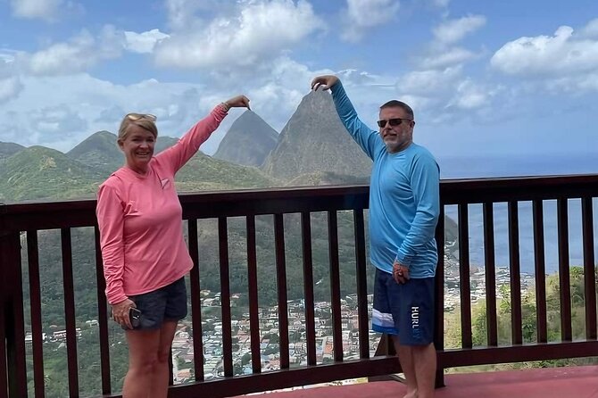 St Lucia Rum Distillery Tour & Mineral Bath Excursion - Soufrière Bay Viewpoints and Pitons Framing