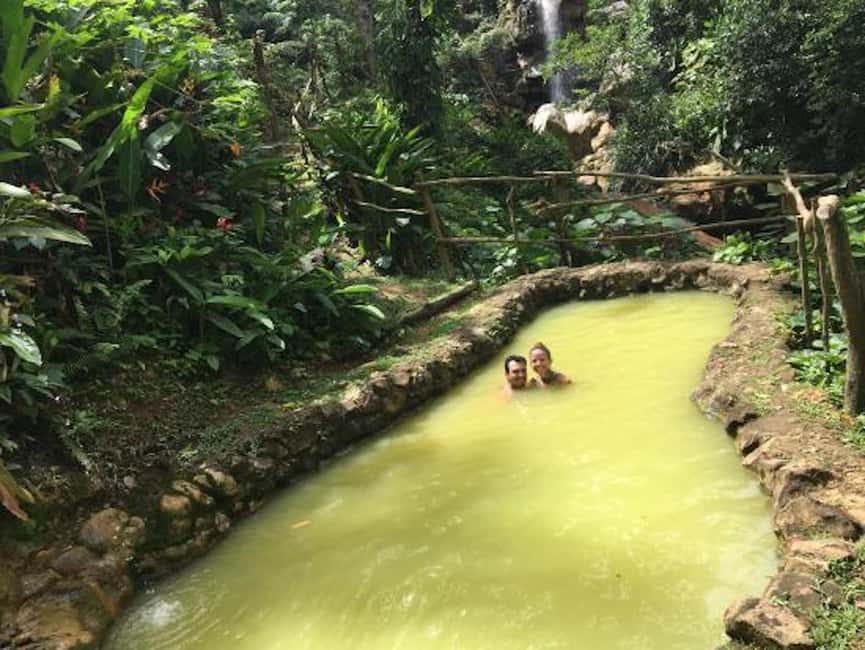 St. Lucia: Sulphur Springs Mud Bath and Toraille Waterfall - Sulphur Springs Mud Baths: a natural spa you can actually use