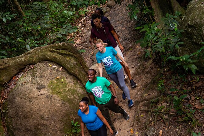 St. Lucia Zip line, Aerial Tram and Hiking tour Ultimate 3 - Rainforest hikes before and after the flying