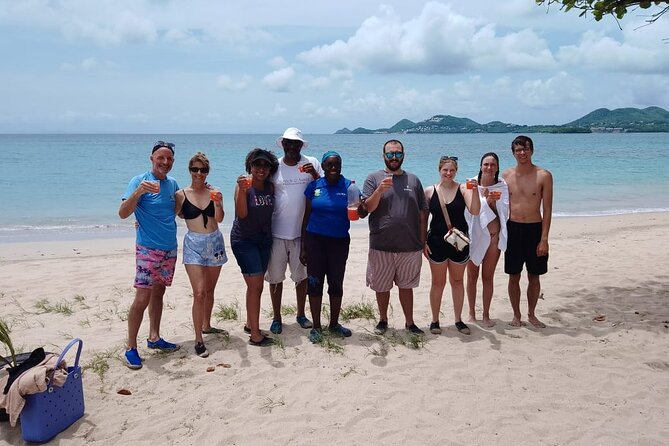 Waterfall and Beach Safari in Santa Lucia - Morning starts at Beausejour Road, Gros Islet, then the island starts talking